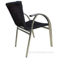 Cadeira de vime de mobília de jardim de design popular